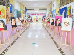 MIS Students Art display